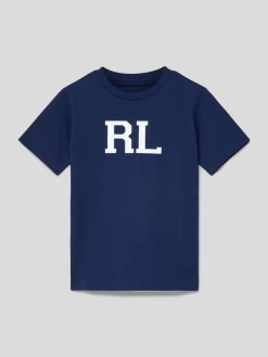 Polo Ralph Lauren Kids T-Shirt Mit Label-Detail - Marineblau