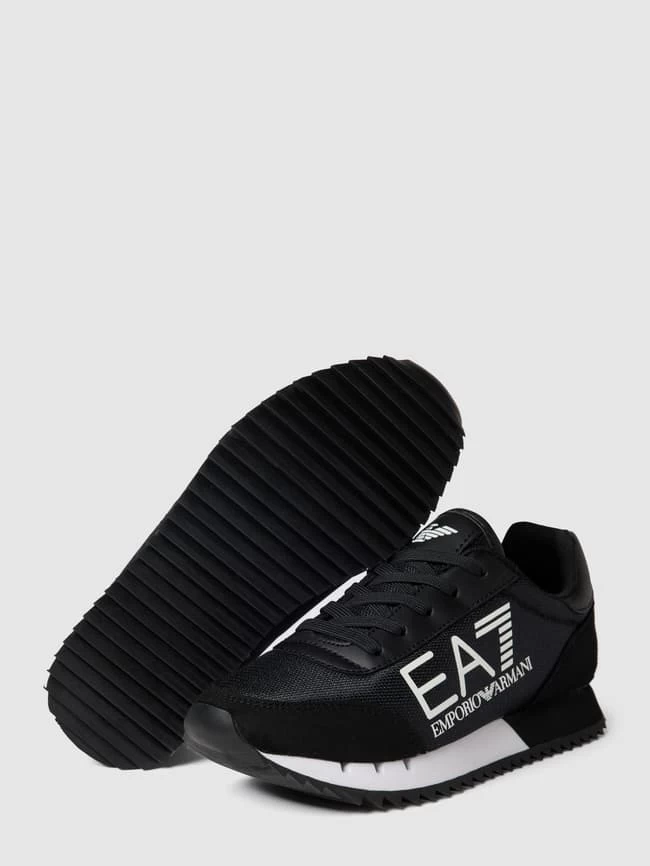EA7 Emporio Armani Sneaker Mit Label-Prints - Schwarz 4 EA7 Emporio Armani Sneaker Mit Label-Prints - Schwarz – Bild 4