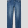 VINGINO Jeans Mit Label-Patch Modell 'PEPPE CARPENTER' - Blau
