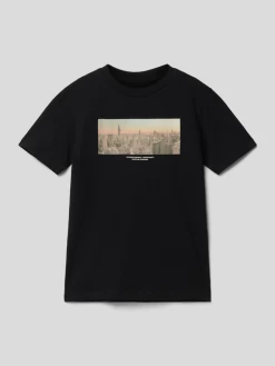 Jack & Jones T-Shirt Mit Motiv-Print Modell 'COPENHAGEN' - Schwarz