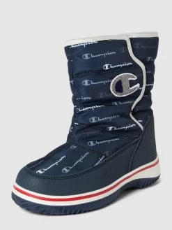 CHAMPION Boots Mit Allover-Logo Modell 'FLAKEY' - Marineblau