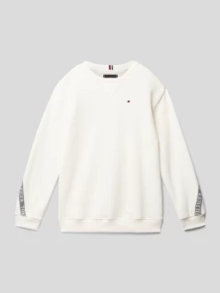 Tommy Hilfiger Teens Sweatshirt Mit Label-Details - Offwhite