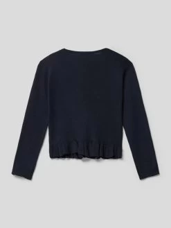 Tom Tailor Strickjacke Mit Volantsaum - Marineblau -Kindermoden Kunterbunt 9l4kccical44shae6p0l4c288l7l6iqiah2kej2g6t934da29p34okie8l54cj28a185aiid656jcjpi8so36chpcgp6ad9ncosj6p1kcgpmce9j6oo36dpnccsj0d366co3gc8