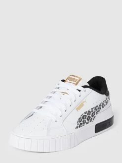 Puma Sneaker Mit Animal-Print Modell 'CALI STAR WILD' - Weiß