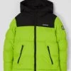 Garcia Steppjacke Mit Kapuze - Neon Grün