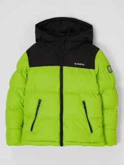 Garcia Steppjacke Mit Kapuze - Neon Grün