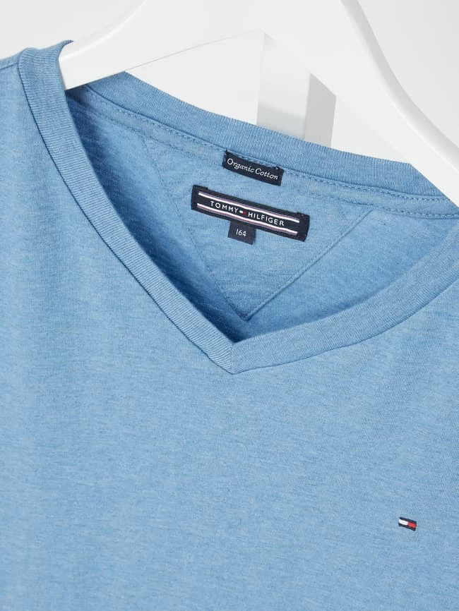 Tommy Hilfiger Teens T-Shirt Mit Logo-Stickerei - Hellblau 2 Tommy Hilfiger Teens T-Shirt Mit Logo-Stickerei - Hellblau – Bild 2