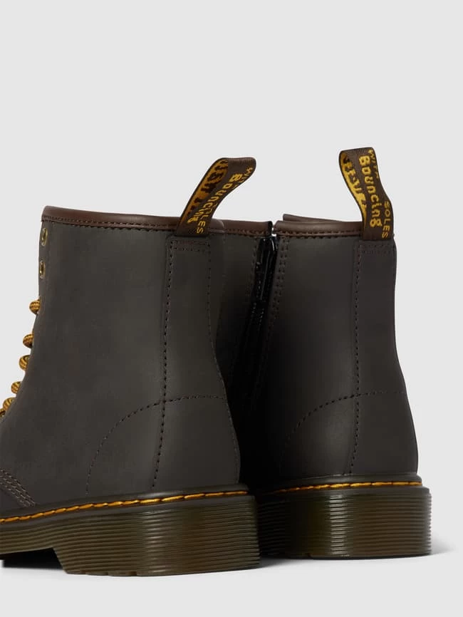 Dr. Martens Boots Aus Leder Modell '1460 J' - Dunkelbraun 2 Dr. Martens Boots Aus Leder Modell '1460 J' - Dunkelbraun – Bild 2