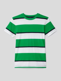 Gant T-Shirt Mit Streifenmuster - Grün