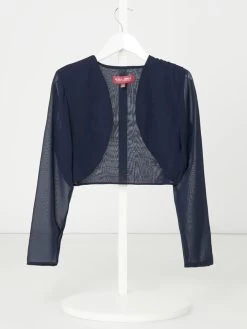 G.O.L. Bolero Aus Chiffon - Marineblau