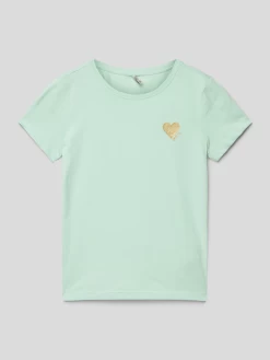 Only T-Shirt Aus Baumwolle Modell 'KOGKITA' - Mint