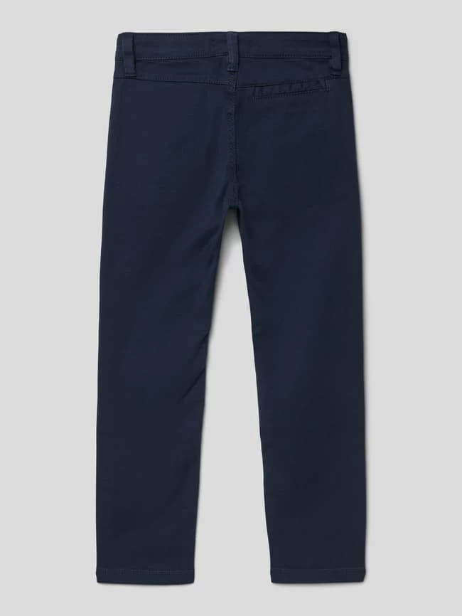 S.Oliver RED LABEL Stoffhose Mit Strukturmuster Modell 'REG' - Marineblau 3 S.Oliver RED LABEL Stoffhose Mit Strukturmuster Modell 'REG' - Marineblau – Bild 3