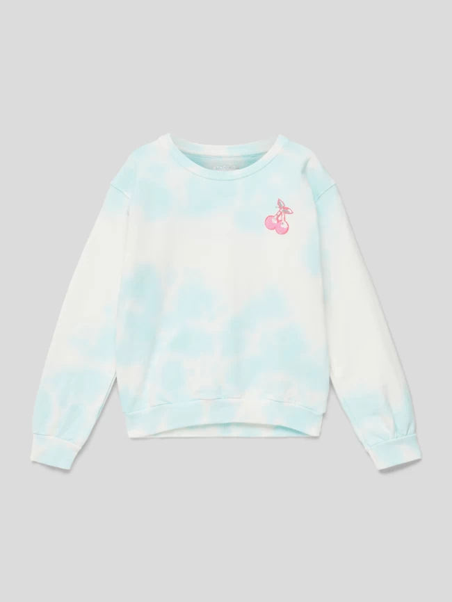 Staccato Sweatshirt Mit Paillettenbesatz - Blau 1 Staccato Sweatshirt Mit Paillettenbesatz - Blau