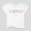 Happy Girls T-Shirt Mit Statement-Print - Weiß