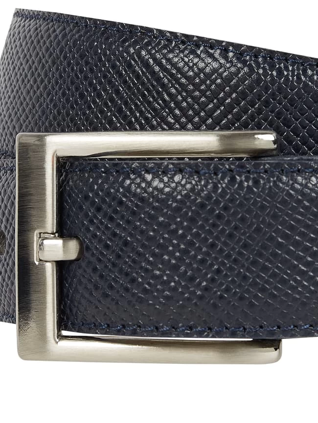 G.O.L. Gürtel Aus Leder - Dunkelblau 2 G.O.L. Gürtel Aus Leder - Dunkelblau – Bild 2