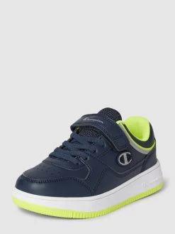 CHAMPION Sneaker In Leder-Optik Modell 'REBOUND' - Marineblau