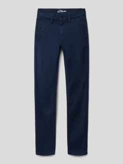S.Oliver RED LABEL Hose Mit Französischen Eingrifftaschen - Marineblau