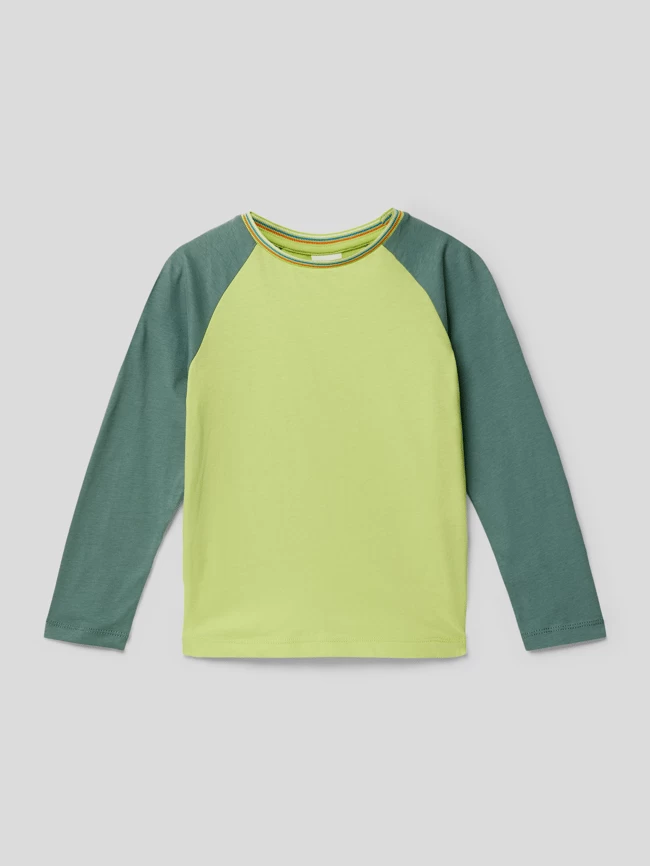 S.Oliver RED LABEL Longsleeve Mit Rundhalsausschnitt - Apfelgrün 1 S.Oliver RED LABEL Longsleeve Mit Rundhalsausschnitt - Apfelgrün