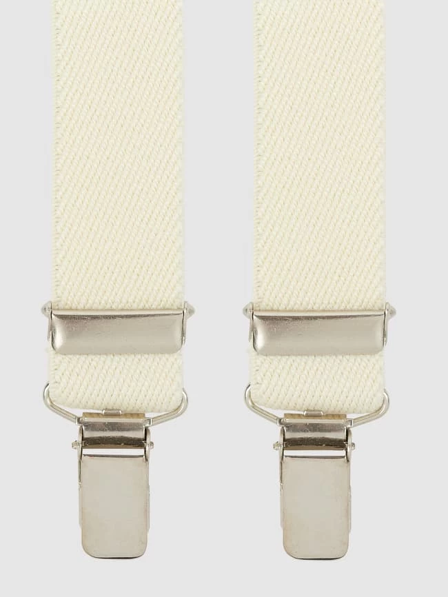 G.O.L. Hosenträger In X-Form - Offwhite 1 G.O.L. Hosenträger In X-Form - Offwhite