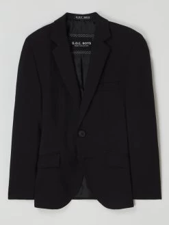 G.O.L. Regular Fit 2-Knopf-Sakko Mit Viskose-Anteil - Marineblau