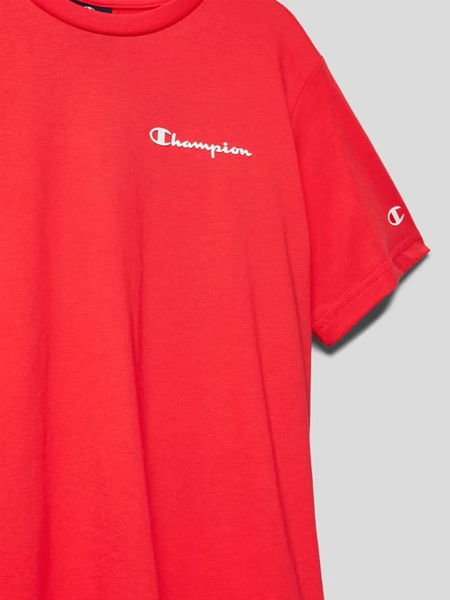 CHAMPION T-Shirt Mit Logo-Print - Rot 2 CHAMPION T-Shirt Mit Logo-Print - Rot – Bild 2