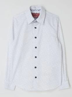 G.O.L. Slim Fit Hemd Mit Baumwoll-Anteil - Weiß