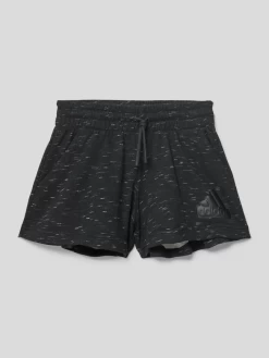 ADIDAS SPORTSWEAR Sweatshorts Mit Label-Detail - Schwarz