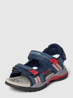 Geox Sandalen Mit Label-Details Modell 'BOREALIS' - Marineblau