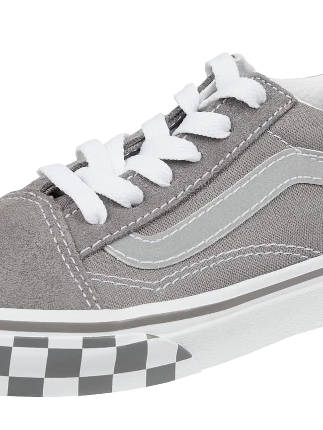 Vans Sneaker Mit Lederbesatz Modell 'Old Skool' - Hellgrau 2 Vans Sneaker Mit Lederbesatz Modell 'Old Skool' - Hellgrau – Bild 2