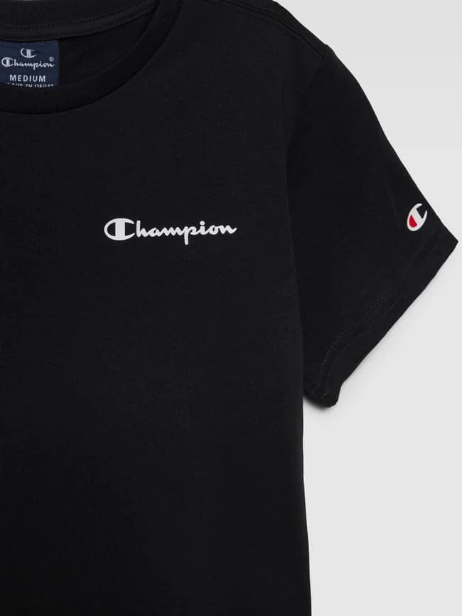 CHAMPION T-Shirt Mit Logo-Print - Schwarz 2 CHAMPION T-Shirt Mit Logo-Print - Schwarz – Bild 2