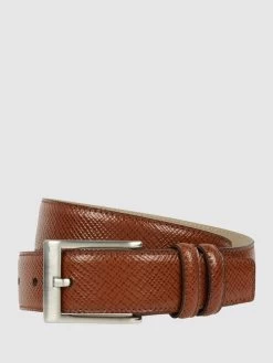 G.O.L. Gürtel Aus Leder - Mittelbraun