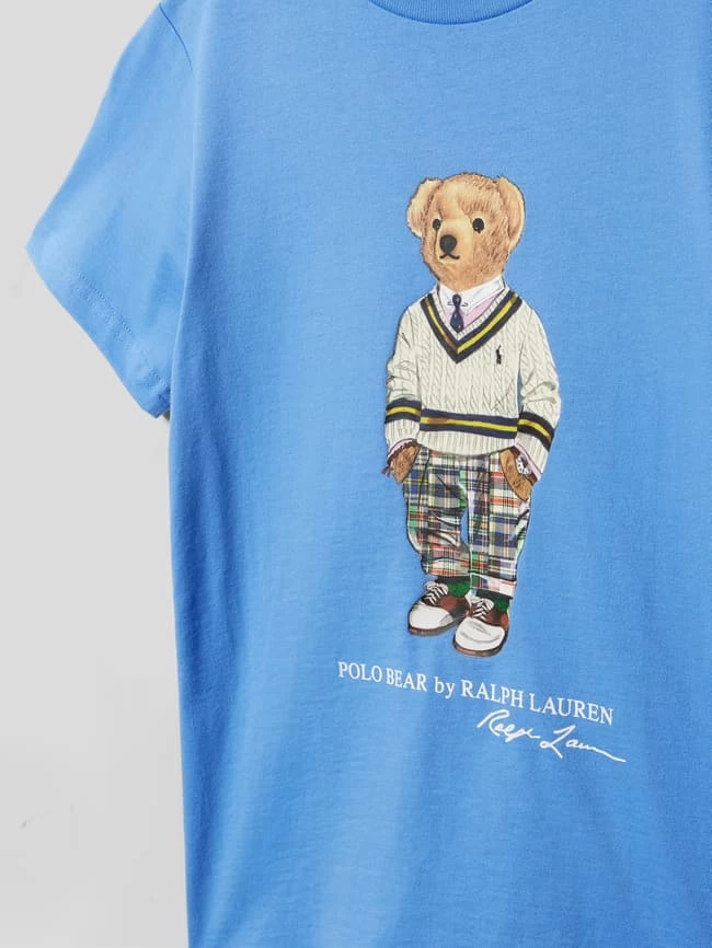 Polo Ralph Lauren Teens T-Shirt Mit Motiv-Print - Bleu 2 Polo Ralph Lauren Teens T-Shirt Mit Motiv-Print - Bleu – Bild 2