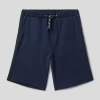 S.Oliver RED LABEL Sweatshorts Mit Französischen Eingrifftaschen - Marineblau