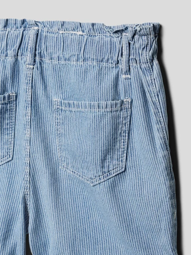 Name It Jeansshorts Aus Baumwolle Mit Streifenmuster Modell 'BELLA' - Jeans 2 Name It Jeansshorts Aus Baumwolle Mit Streifenmuster Modell 'BELLA' - Jeans – Bild 2