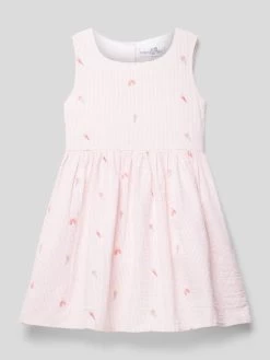 Happy Girls Kleid Mit Motiv-Stitchings - Apricot