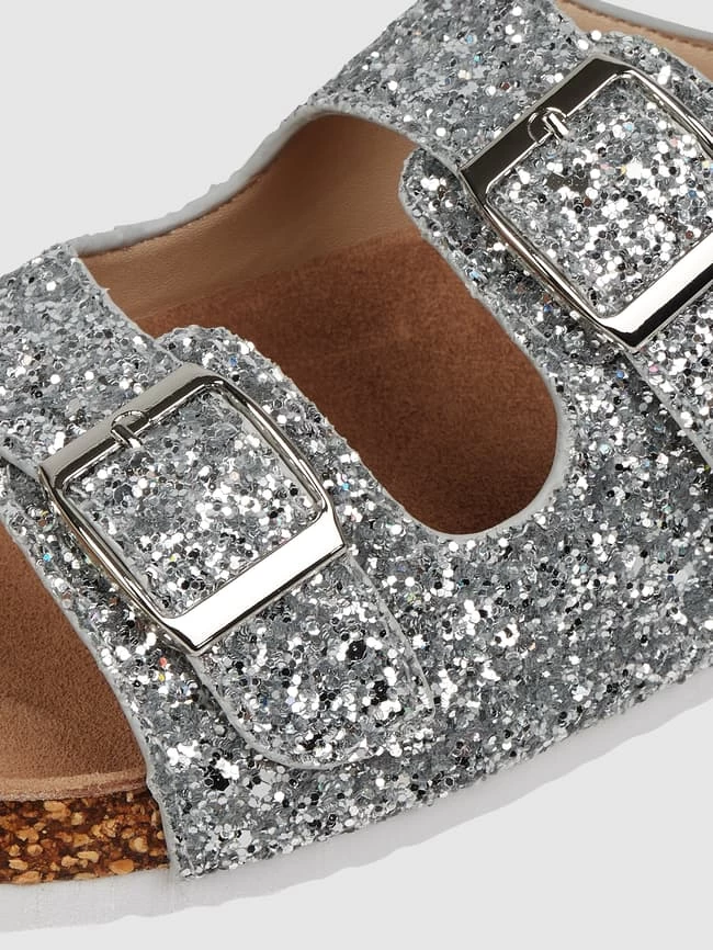 Colors Of California Sandalen Mit Glitter-Effekt - Silber 2 Colors Of California Sandalen Mit Glitter-Effekt - Silber – Bild 2