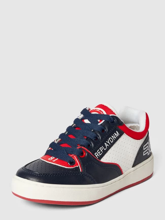 Replay Sneaker Mit Label-Details Modell 'COBRA' - Marineblau 1 Replay Sneaker Mit Label-Details Modell 'COBRA' - Marineblau