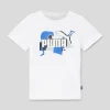 Puma T-Shirt Mit Label-Print - Weiß