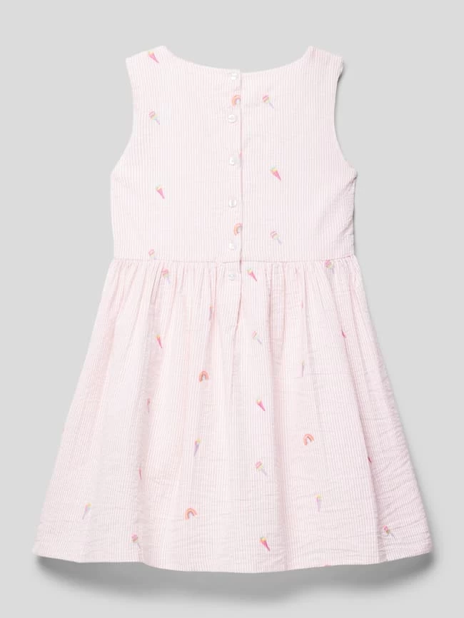 Happy Girls Kleid Mit Motiv-Stitchings - Apricot 3 Happy Girls Kleid Mit Motiv-Stitchings - Apricot – Bild 3