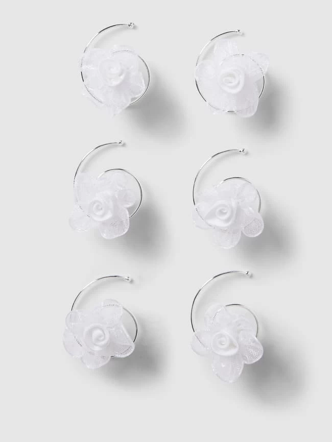 Weise Anstecknadel In Metallic Im 3er-Pack - Weiß 1 Weise Anstecknadel In Metallic Im 3er-Pack - Weiß