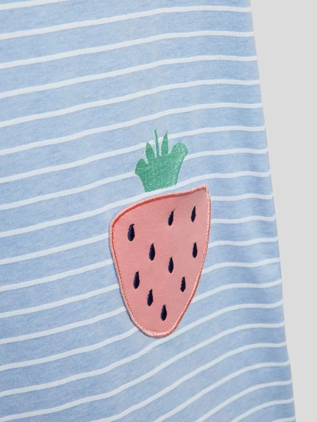 Happy Girls Minikleid Mit Motiv-Stitching - Bleu 2 Happy Girls Minikleid Mit Motiv-Stitching - Bleu – Bild 2