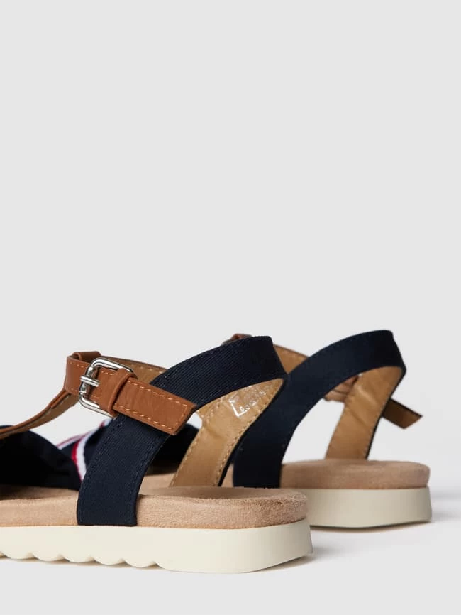 Tom Tailor Sandalen Mit Brand-Applikation - Marineblau 2 Tom Tailor Sandalen Mit Brand-Applikation - Marineblau – Bild 2