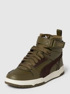 Puma High Top Sneaker Mit Label-Print Modell 'GAME' - Olivgrün