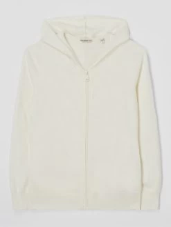 Guess Strickjacke Aus Modalmischung - Offwhite