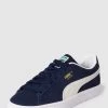 Puma Sneaker Mit Kontrastbesatz Modell 'SUEDE' - Marineblau