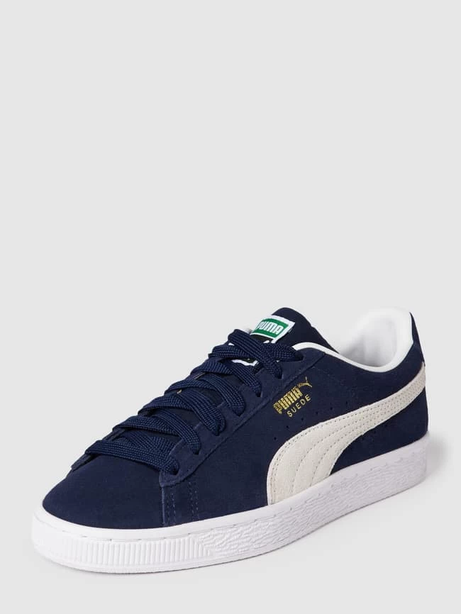 Puma Sneaker Mit Kontrastbesatz Modell 'SUEDE' - Marineblau 1 Puma Sneaker Mit Kontrastbesatz Modell 'SUEDE' - Marineblau