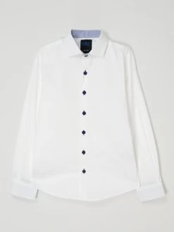 G.O.L. Super Slim Fit Hemd Mit Stretch-Anteil - Weiß