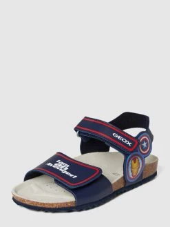 Geox Sandalen Mit Klettverschlüssen Modell 'GHITA' - Marineblau