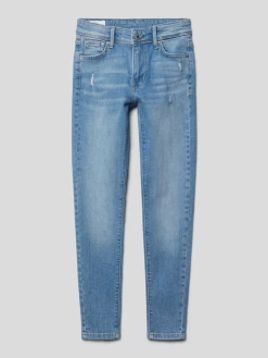 Pepe Jeans Regular Fit Jeans Mit Label-Patch Modell 'PIXLETTE' - Blau