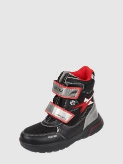 Geox Boots Mit Klettverschlüssen Modell 'Sveggen' - Schwarz